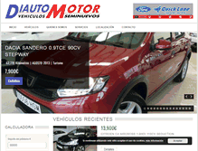 Tablet Screenshot of diautomotor.com
